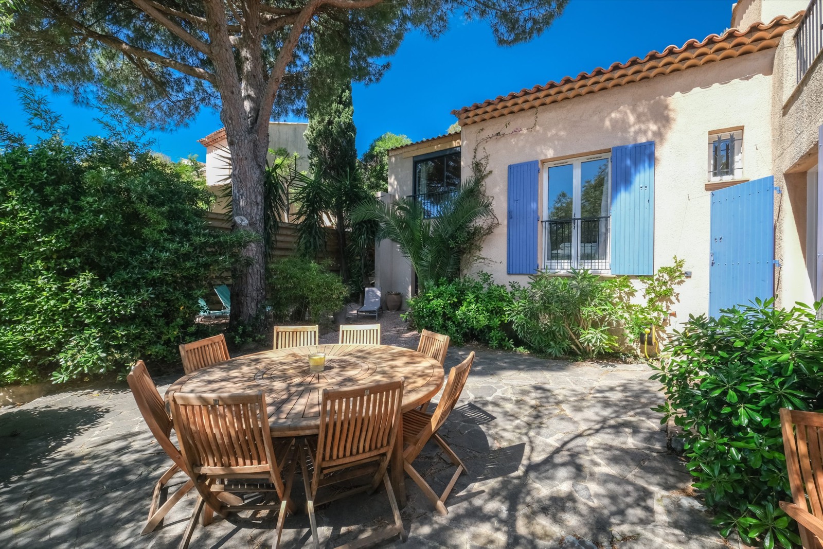 Terrasse extérieure de la villa