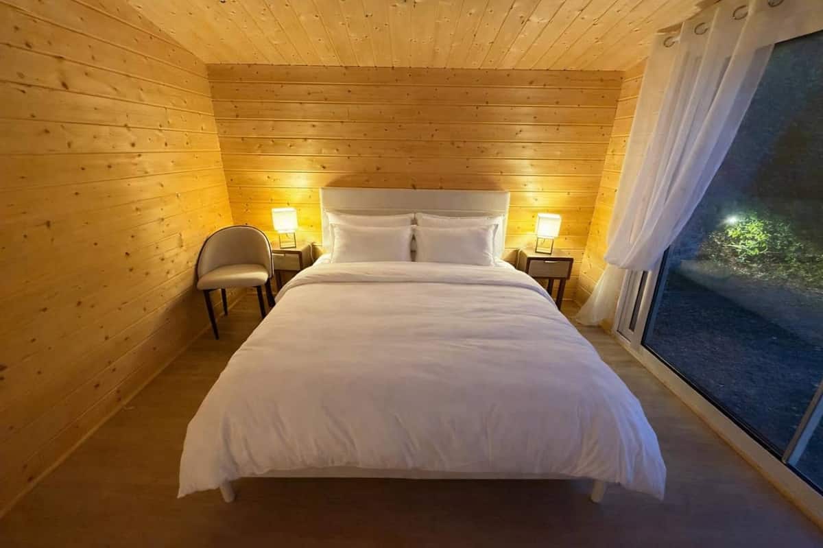 Independent chalet on the property