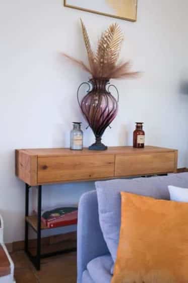 Living room decorative console